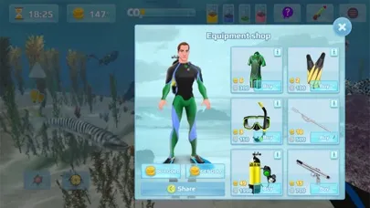 Capturas de tela do Hunter underwater spearfishing