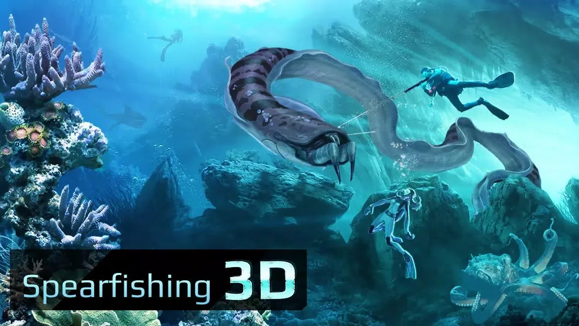Spearfishing. Marine life.应用截图
