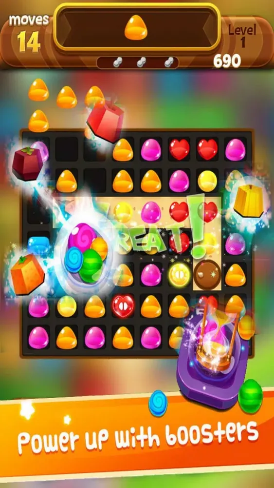 Jelly Star World: Sweet Match Game Screenshots