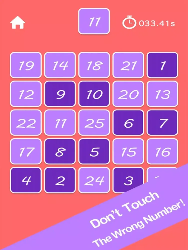 Don't Touch The Wrong Number! iPad  Screenshots