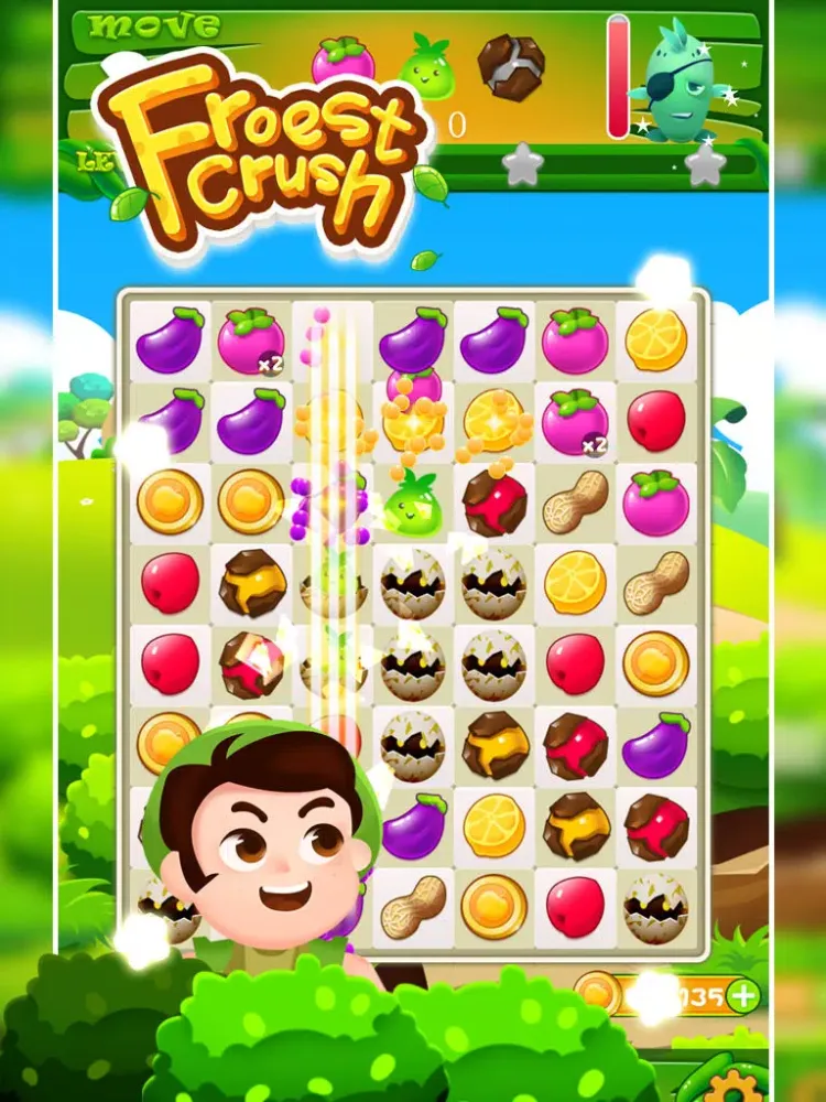Скриншоты Forest Crush - Free Match 3 Puzzle Game iPad 