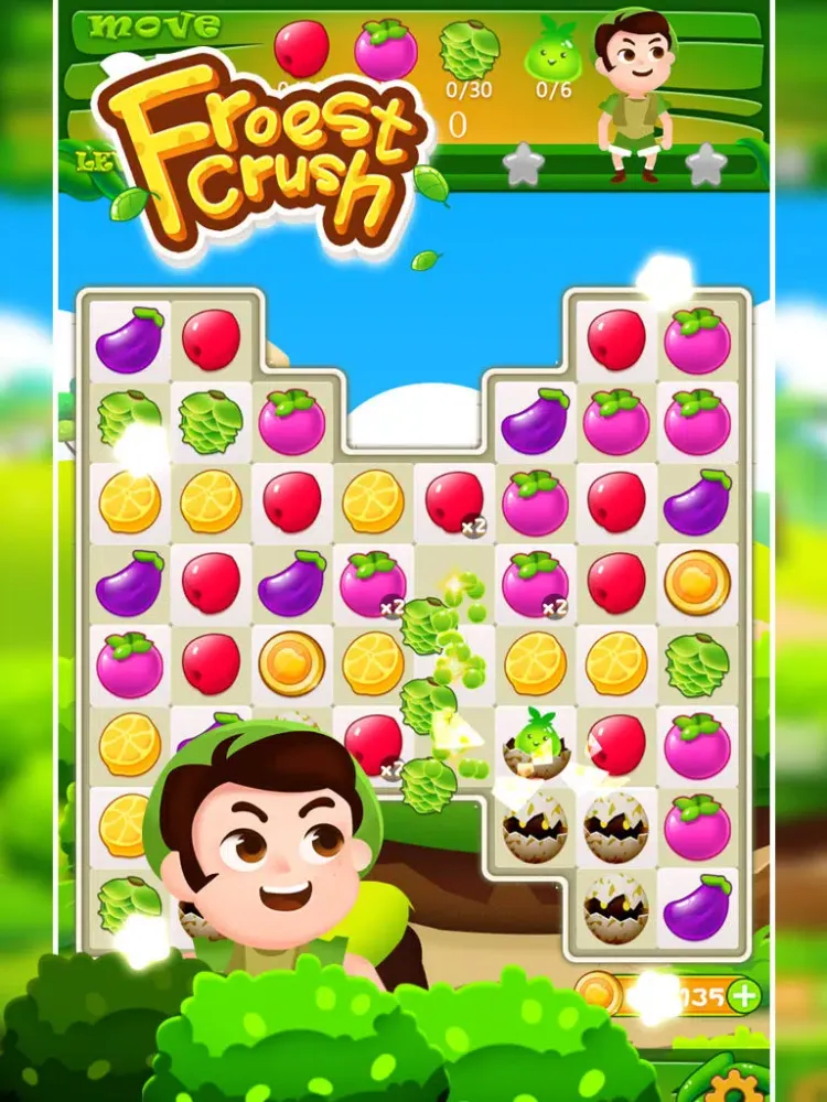 Скриншоты Forest Crush - Free Match 3 Puzzle Game iPad 