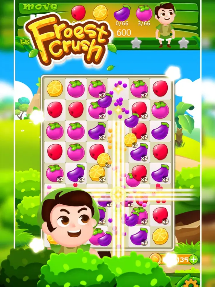 Скриншоты Forest Crush - Free Match 3 Puzzle Game iPad 