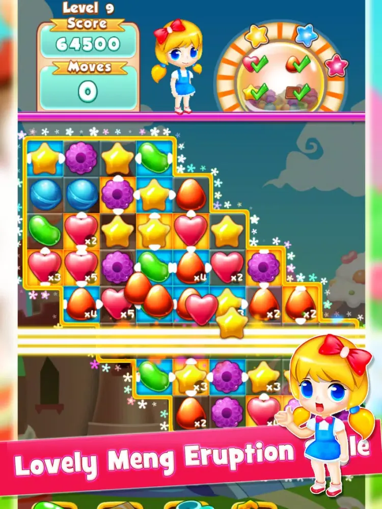 Candy Super Magic Witch Jelly iPad 应用截图