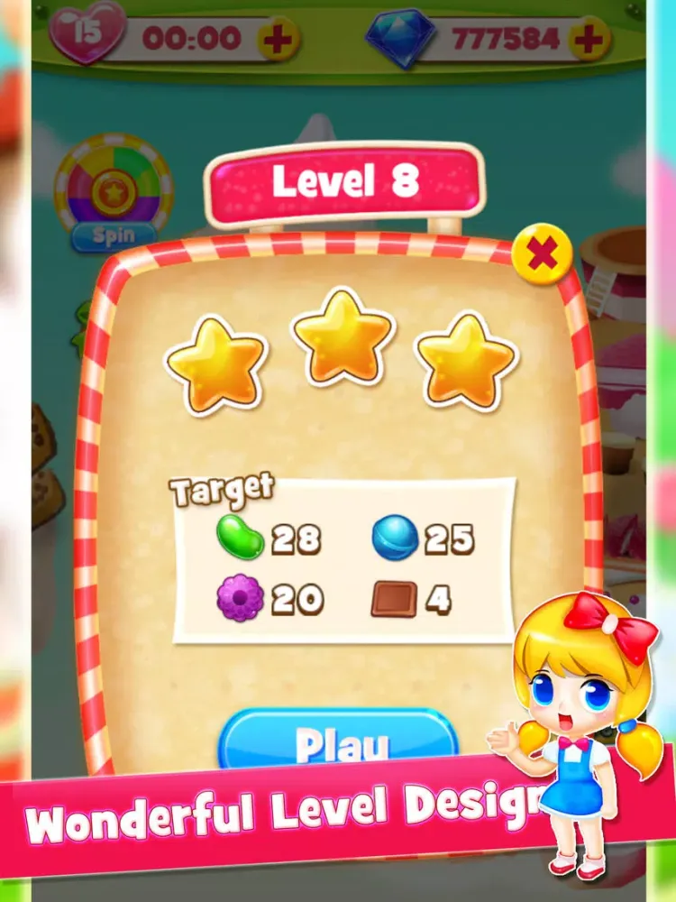 Candy Super Magic Witch Jelly iPad 应用截图