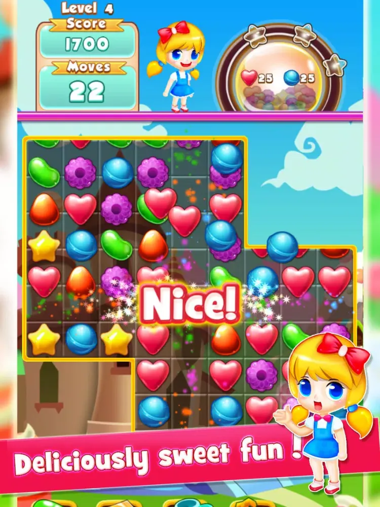 Ảnh chụp màn hình của Candy Virtual! Reality iPad 