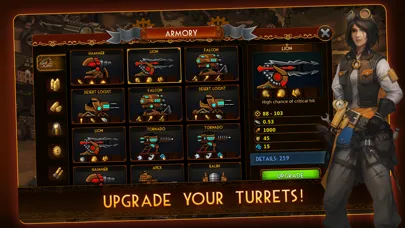 Capturas de tela do Steampunk Tower 2