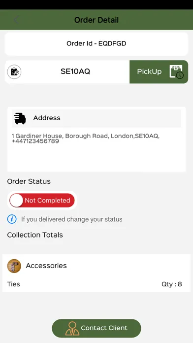 Zrzuty ekranu 121 Dry Cleaners Driver