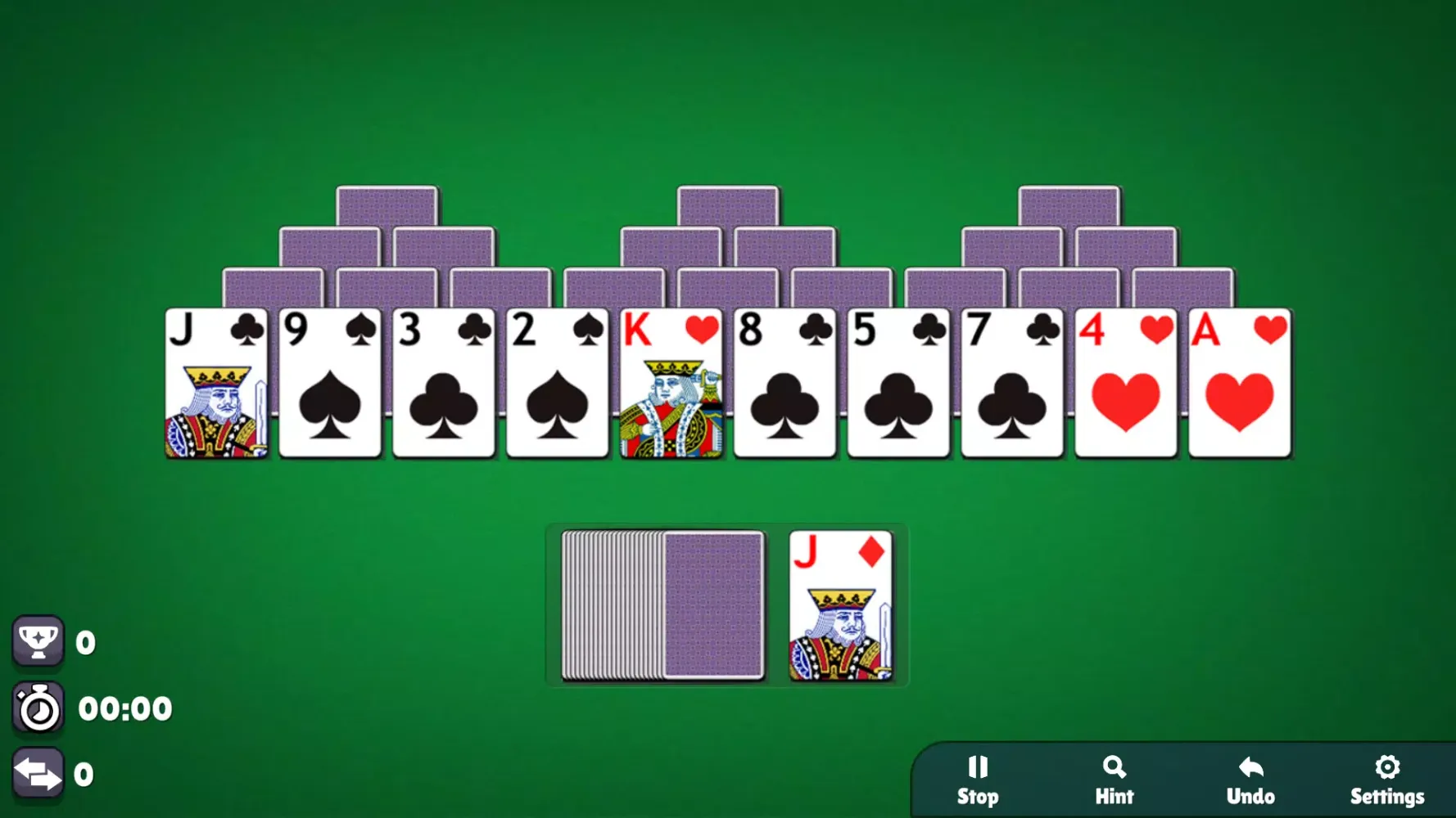 Capturas de tela do Solitaire: TriPeaks