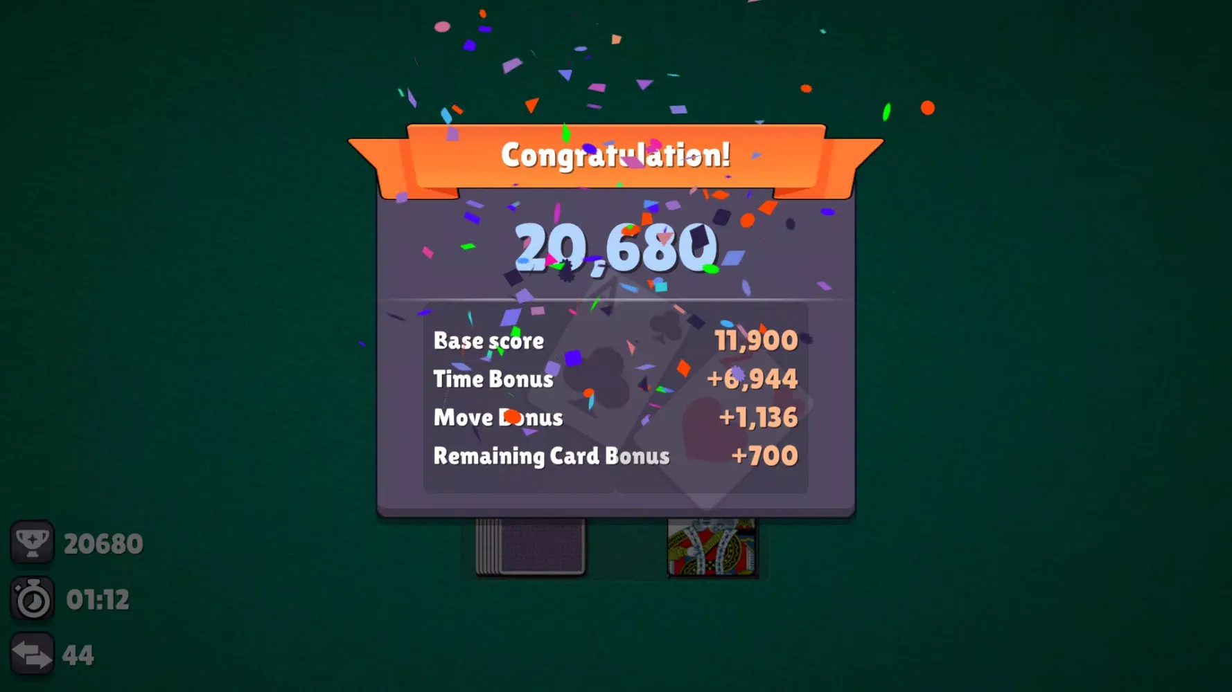 Capturas de tela do Solitaire: TriPeaks