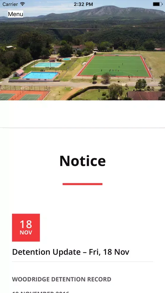 Tangkapan skrin Woodridge App
