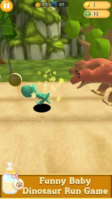 Dino run Dinosaur runner game سکرین شاٹس