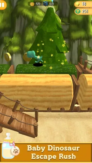 Dino run Dinosaur runner game سکرین شاٹس