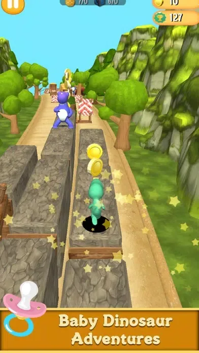 Dino run Dinosaur runner game سکرین شاٹس