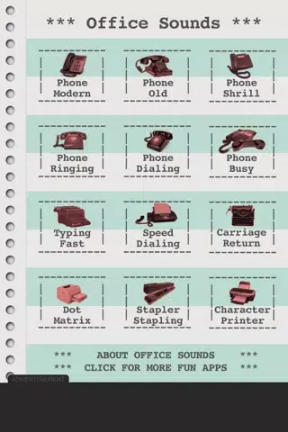 Ảnh chụp màn hình của Office Sounds Free