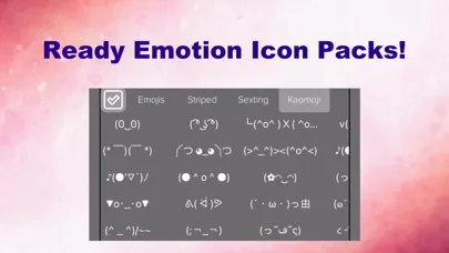 Capturas de tela do Fonts Stickers Gifs Keyboard