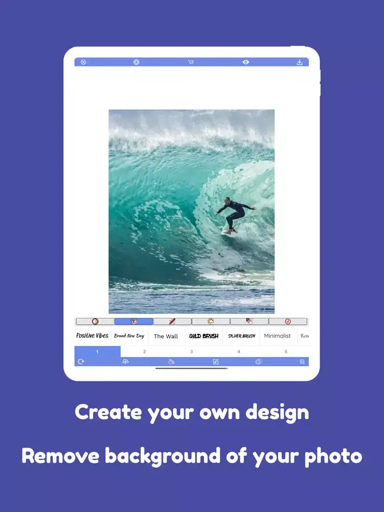 WordCover - Simple Photo Edit iPad  Screenshots