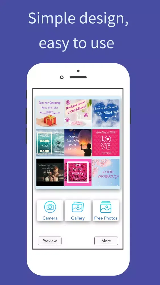 WordCover - Simple Photo Edit Screenshots