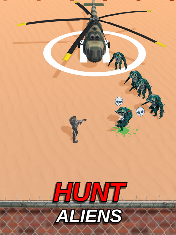 Protector: Alien Hunter iPad 应用截图