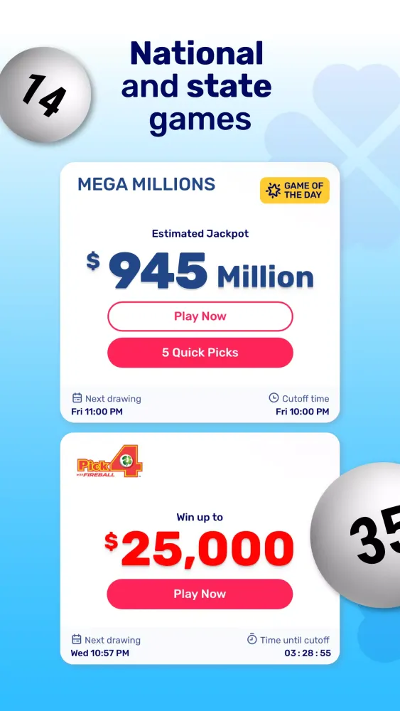 Lotto.com - Lottery Ticket App スクリーンショット