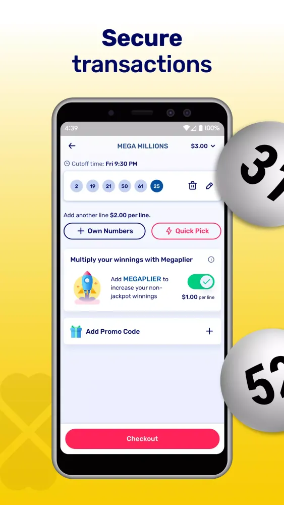Lotto.com - Lottery Ticket App スクリーンショット
