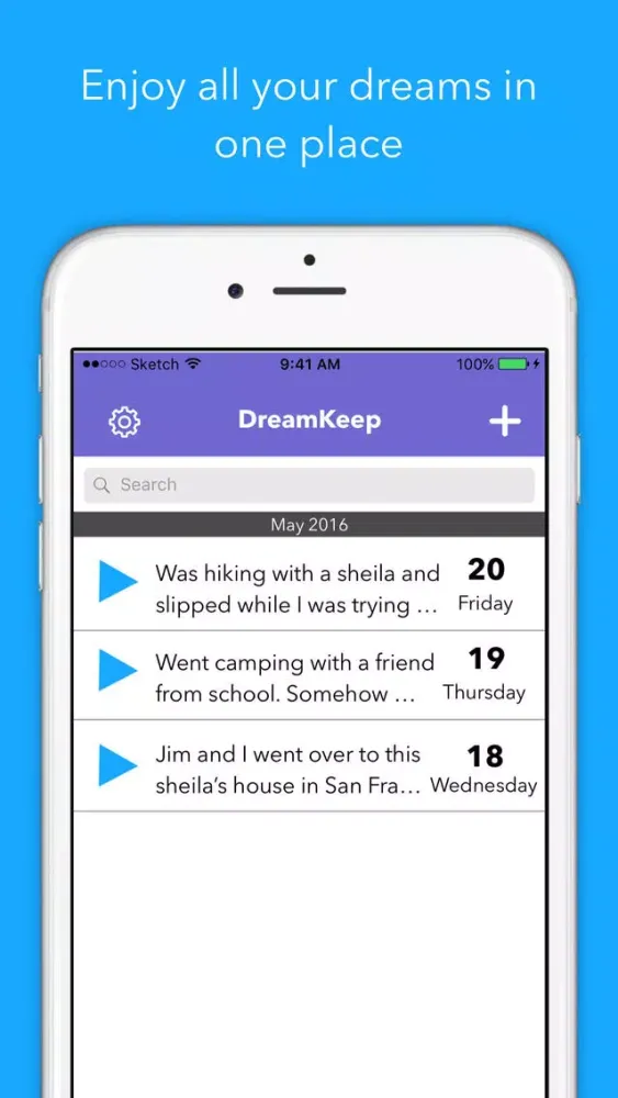 Capturas de pantalla de DreamKeep - Remember More Dreams and Better Understand Your Subconscious