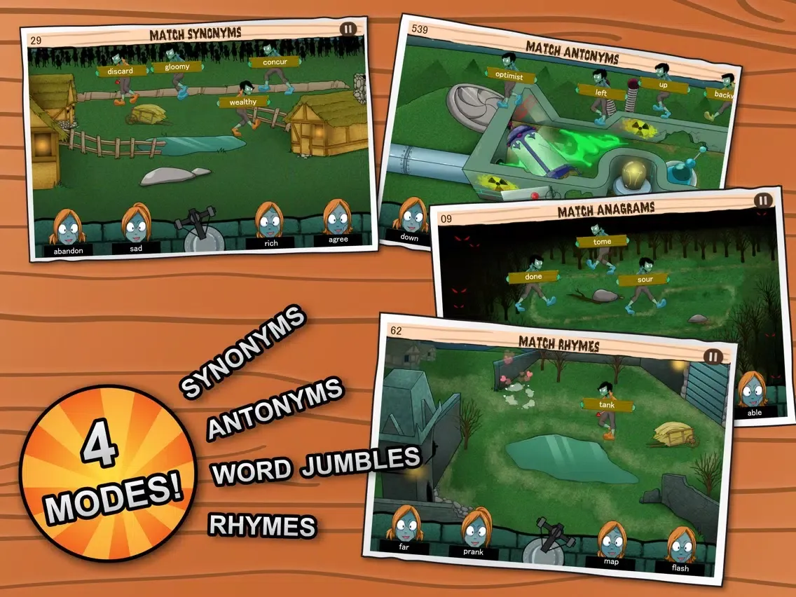 Tangkapan layar Monster Match - Word Game iPad 
