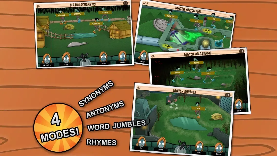 Tangkapan layar Monster Match - Word Game
