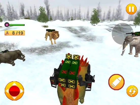 Animal Battle Dinosaur Games iPad 应用截图