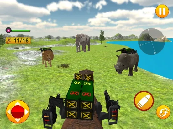 Animal Battle Dinosaur Games iPad 应用截图