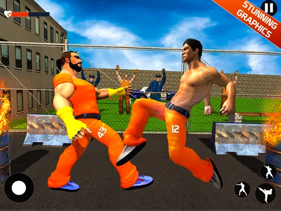 Capturas de tela do Prison Karate ring Bodybuilder iPad 