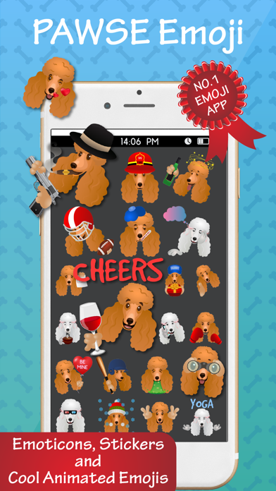 Screenshot di Pawse Emoji - Stickers & Gifs