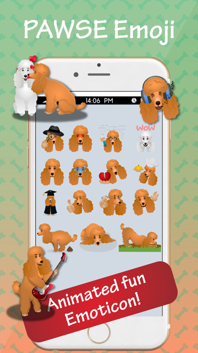 Screenshot di Pawse Emoji - Stickers & Gifs