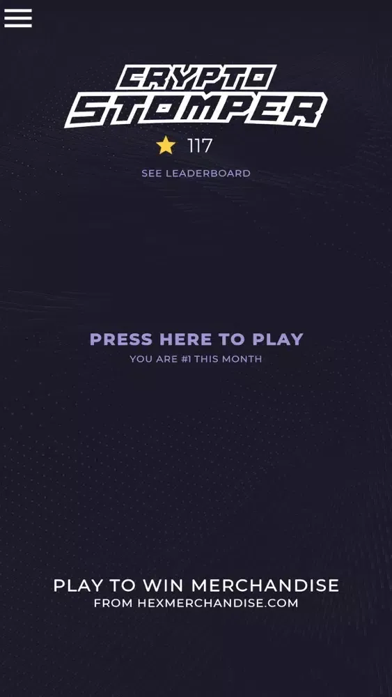 Tangkapan layar Crypto Stomper
