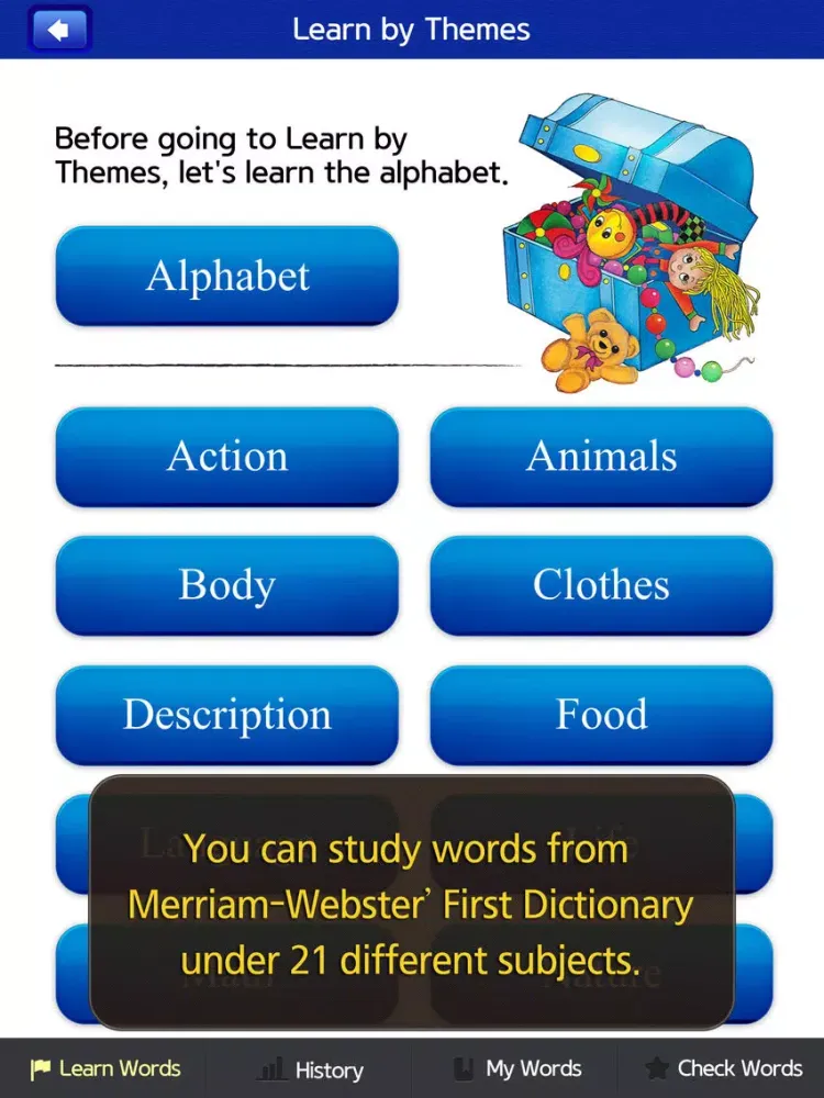 Zrzuty ekranu Learn Primary Words Lite iPad 