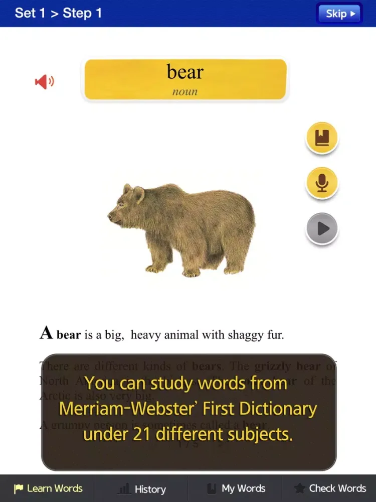 Zrzuty ekranu Learn Primary Words Lite iPad 