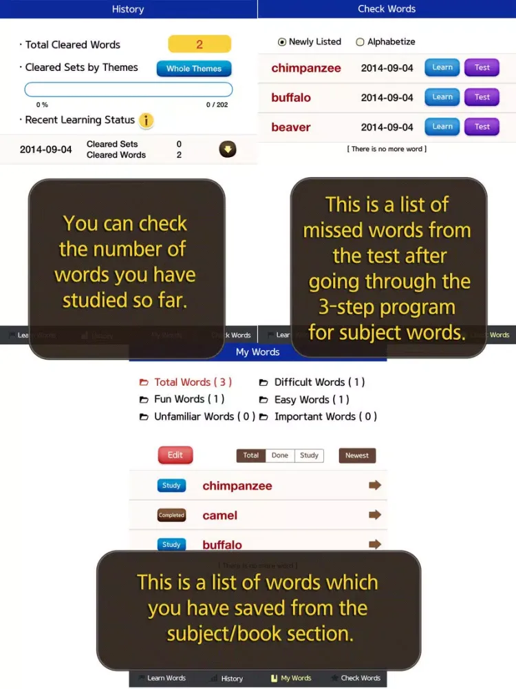 Zrzuty ekranu Learn Primary Words Lite iPad 