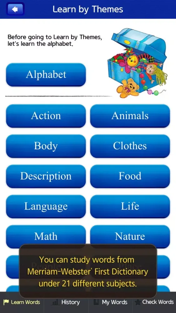 Zrzuty ekranu Learn Primary Words Lite