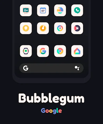 Bubblegum Icon Pack应用截图