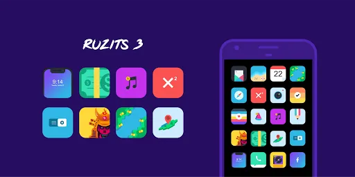 Zrzuty ekranu Ruzits 3 Icon Pack