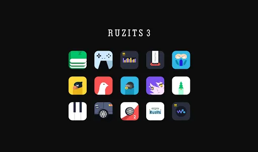 Zrzuty ekranu Ruzits 3 Icon Pack