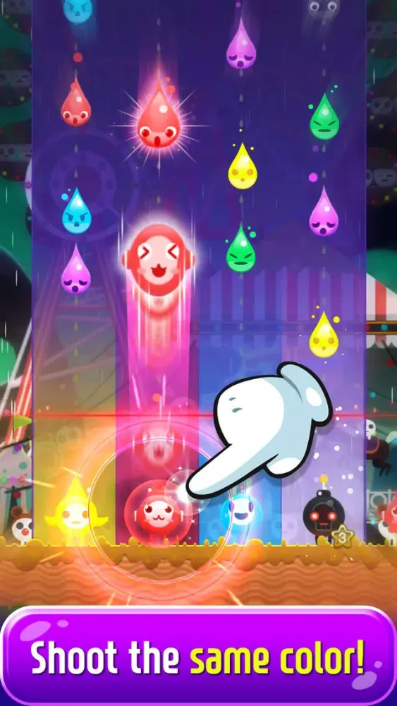 Zrzuty ekranu Raindrop Pop : Bubble Shooting
