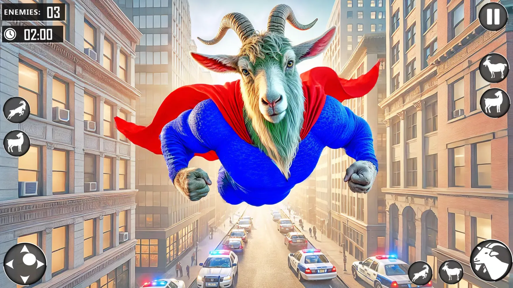 Tangkapan layar Goat City Rescue Simulator