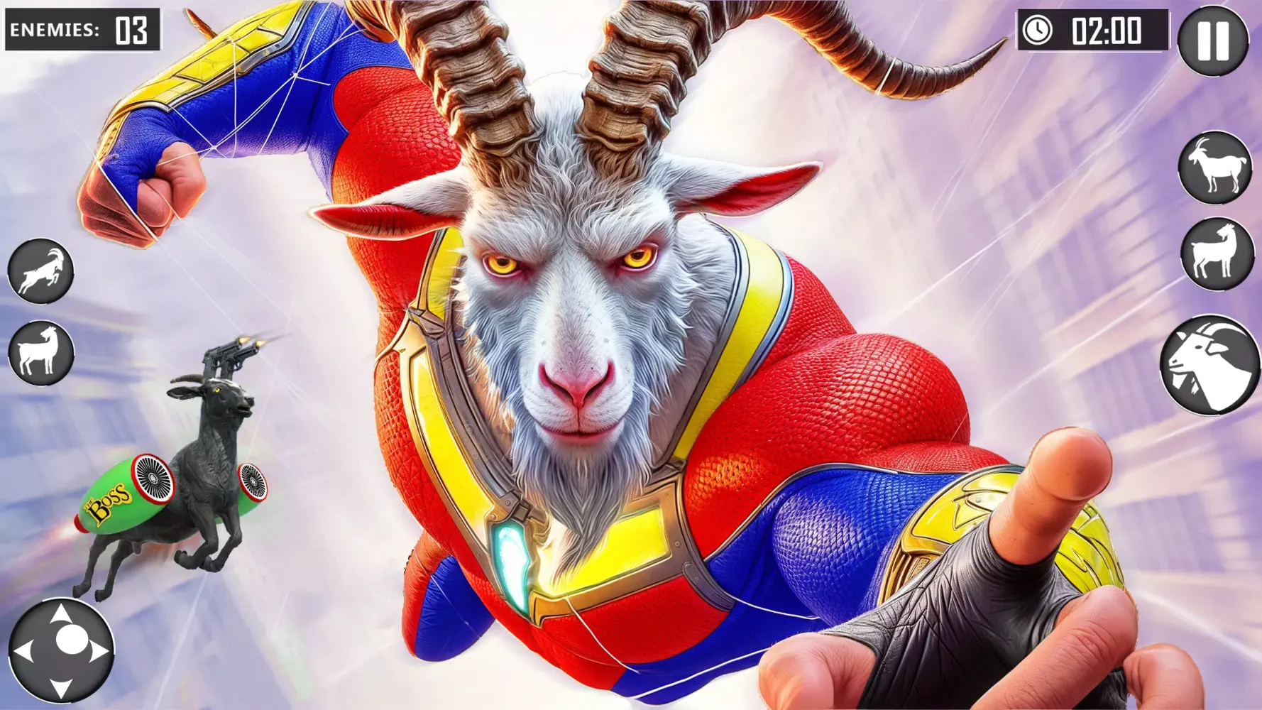 Tangkapan layar Goat City Rescue Simulator