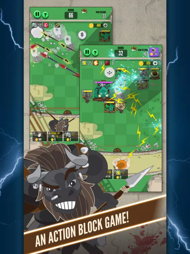 Zrzuty ekranu God of Block : Brick Breaker iPad 