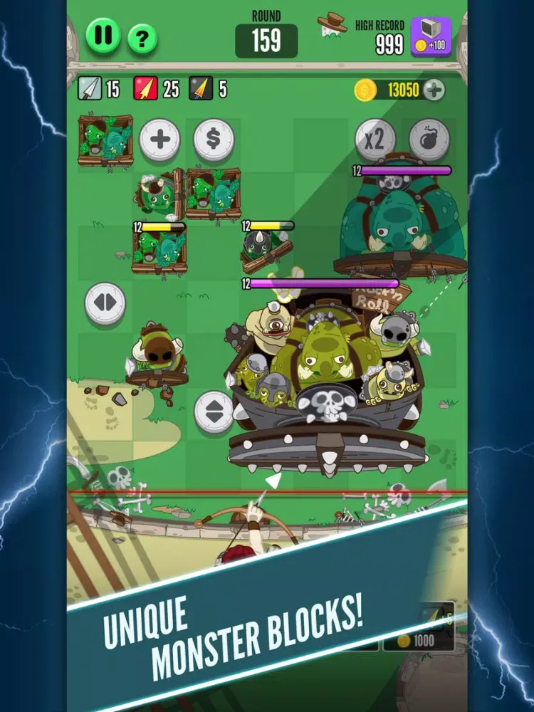 Zrzuty ekranu God of Block : Brick Breaker iPad 