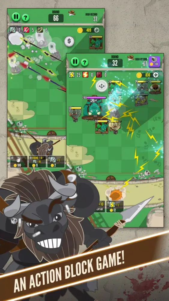 Zrzuty ekranu God of Block : Brick Breaker