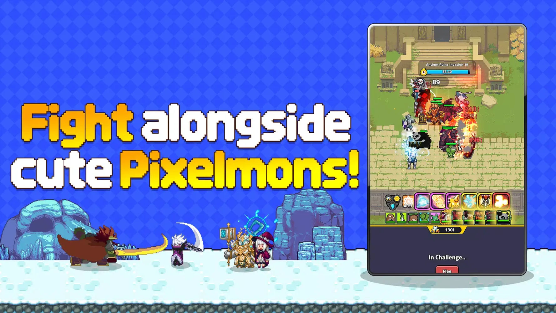 Ảnh chụp màn hình của Pixelmon Idle
