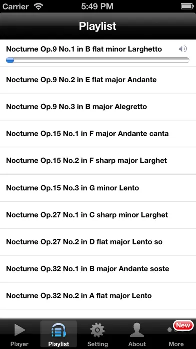 Chopin Nocturne Ekran Görüntüleri