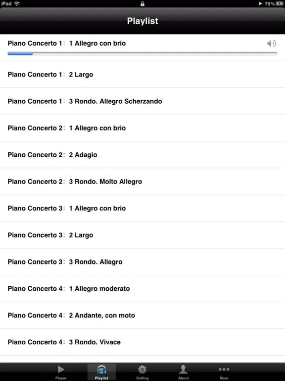 Beethoven Concertos iPad  스크린샷